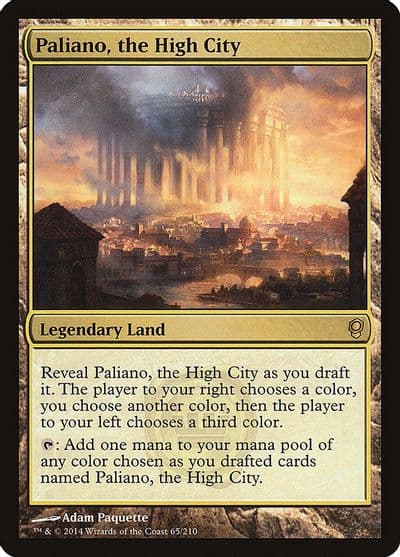 Paliano the High City Conspiracy Magic card