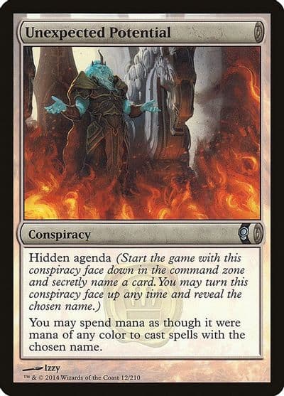Unexpected Potential Conspiracy Magic card
