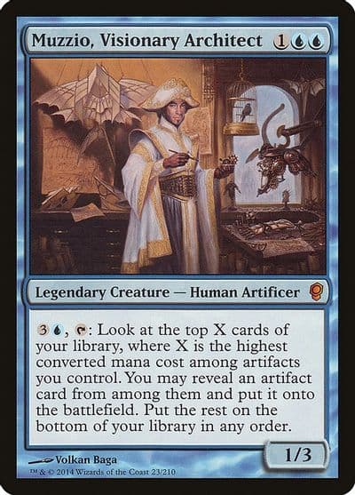 Muzzio Visionary Architect Conspiracy Magic card