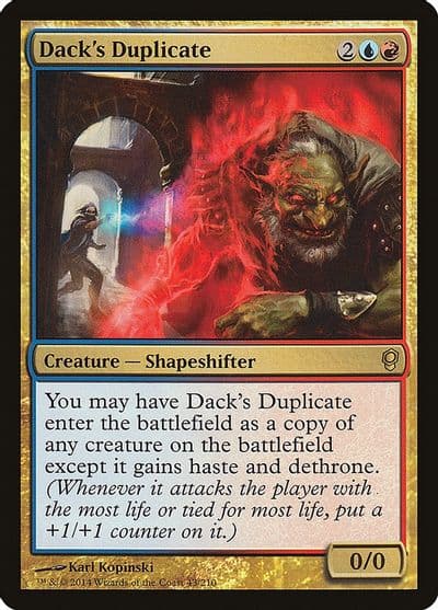 Dacks Duplicate Conspiracy Magic card