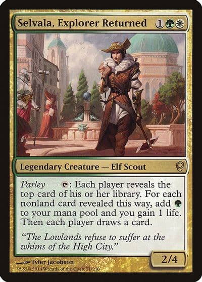 Selvala Explorer Returned Conspiracy Magic card