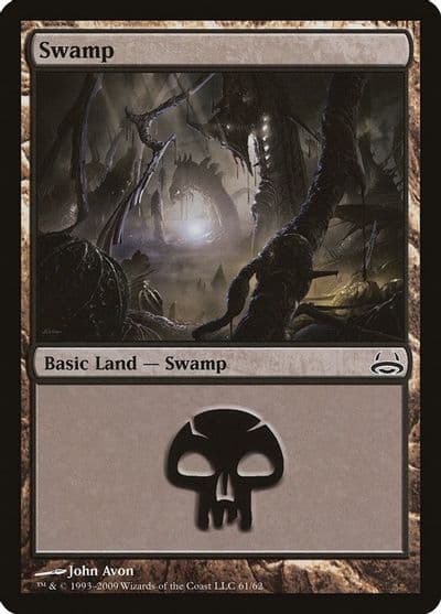 Swamp 61 Duel Decks: Divine vs. Demonic Magic card