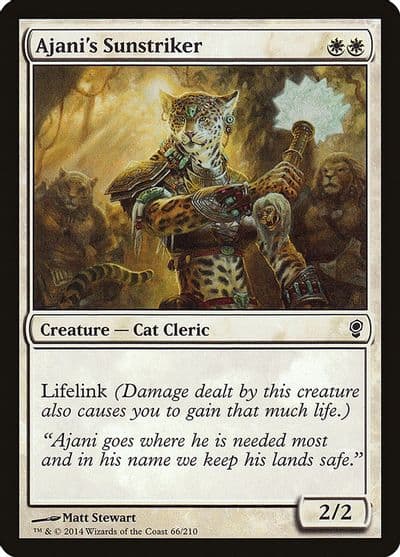 Ajanis Sunstriker Conspiracy Magic card