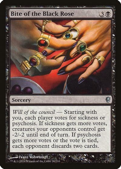 Bite of the Black Rose Conspiracy Magic card