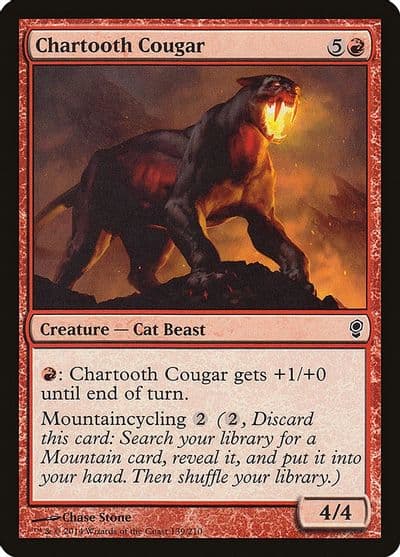 Chartooth Cougar Conspiracy Magic card