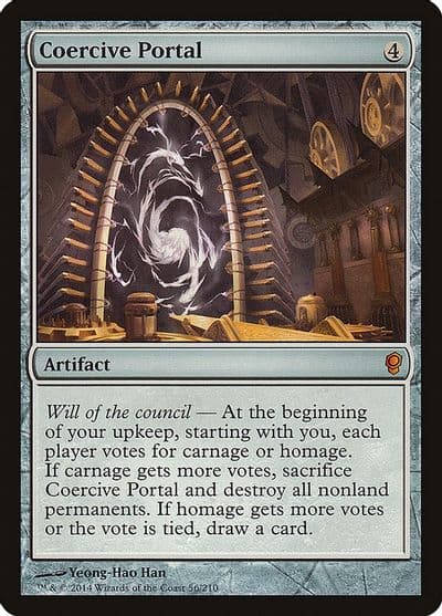 Coercive Portal Conspiracy Magic card