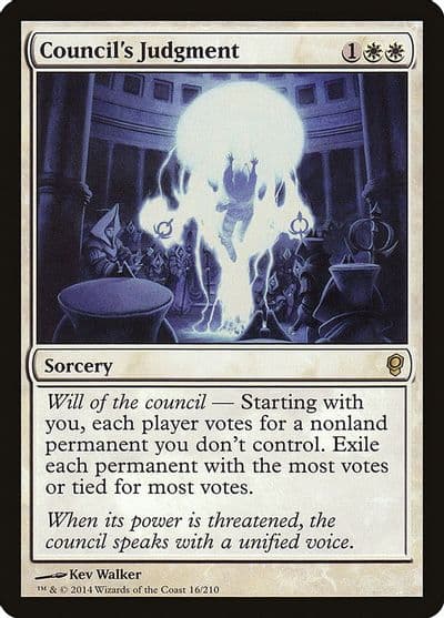 Councils Judgment Conspiracy Magic card