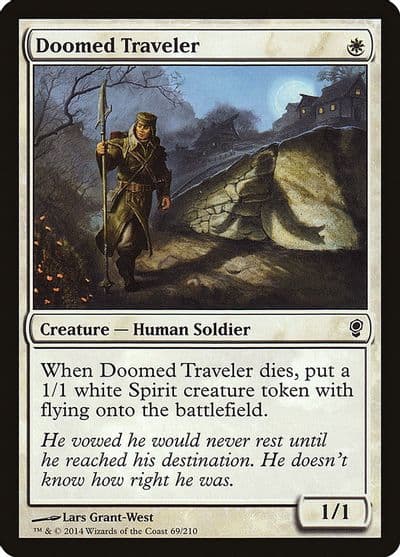 Doomed Traveler Conspiracy Magic card