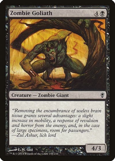 Zombie Goliath Conspiracy Magic card