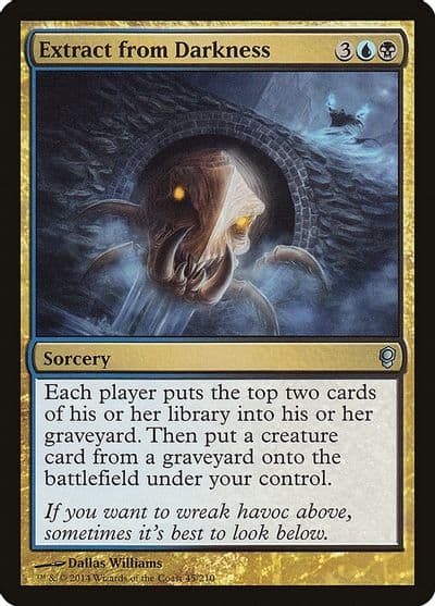 Extract from Darkness Conspiracy Magic card
