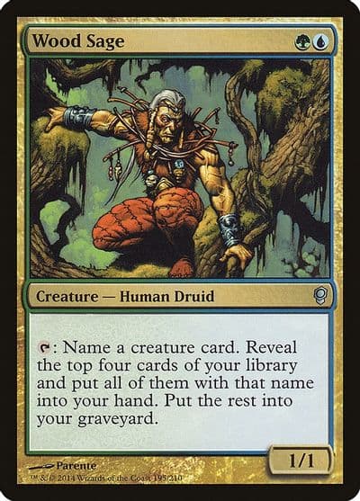 Wood Sage Conspiracy Magic card