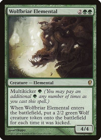Wolfbriar Elemental Conspiracy Magic card