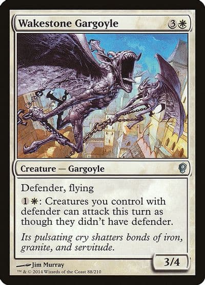 Wakestone Gargoyle Conspiracy Magic card