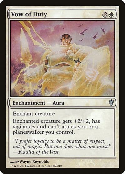 Vow of Duty Conspiracy Magic card