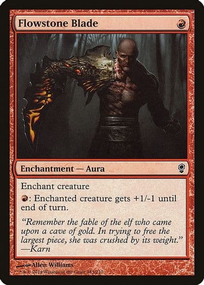 Flowstone Blade Conspiracy Magic card