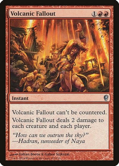 Volcanic Fallout Conspiracy Magic card