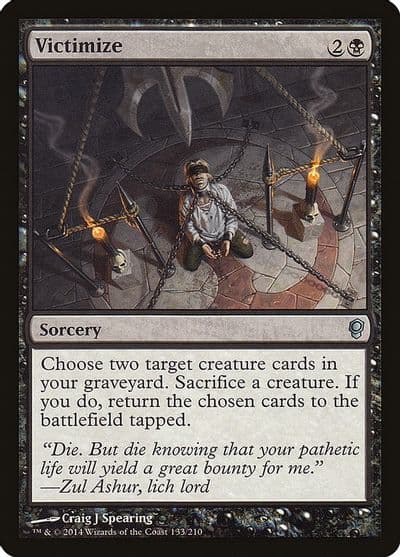 Victimize Conspiracy Magic card