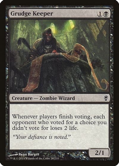 Grudge Keeper Conspiracy Magic card