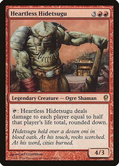 Heartless Hidetsugu Conspiracy Magic card