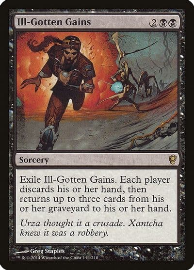 Ill Gotten Gains Conspiracy Magic card