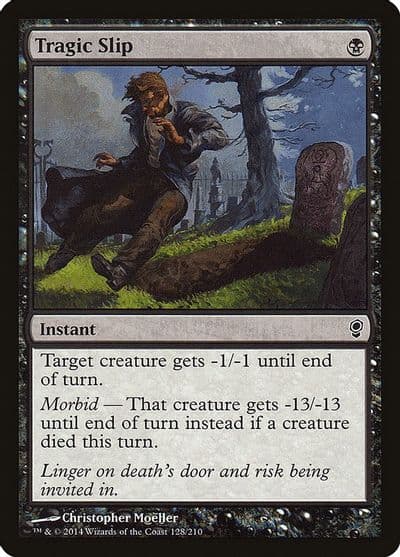 Tragic Slip Conspiracy Magic card