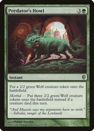 Predators Howl Conspiracy Magic card
