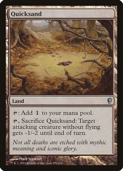 Quicksand Conspiracy Magic card