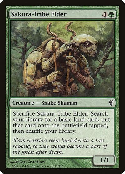 Sakura Tribe Elder Conspiracy Magic card
