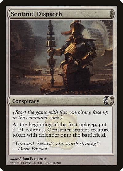 Sentinel Dispatch Conspiracy Magic card