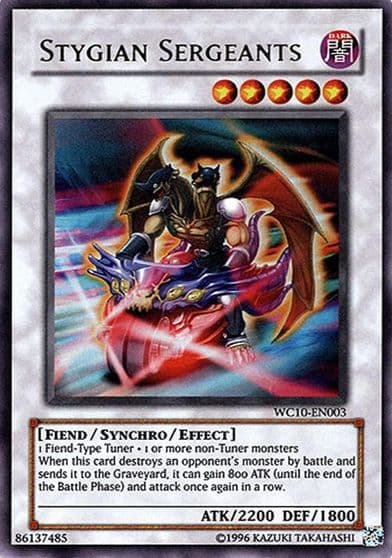 Stygian Sergeants Yu-Gi-Oh! Video Game Promotional Cards Yu-Gi-Oh! card