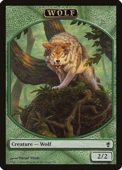 Wolf Token Conspiracy Magic card