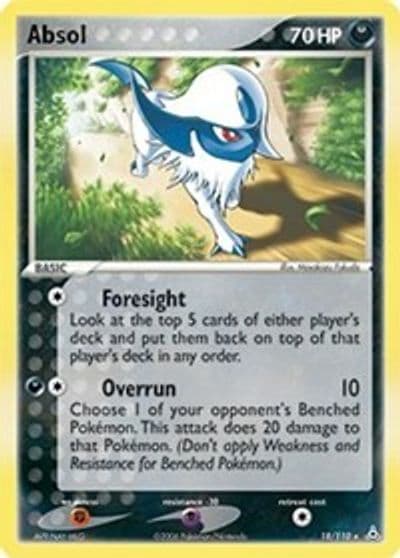 Absol Holon Phantoms Pokemon card