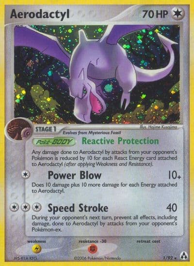 Aerodactyl Legend Maker Pokemon card