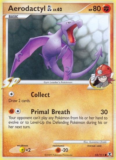 Aerodactyl GL Rising Rivals Pokemon card