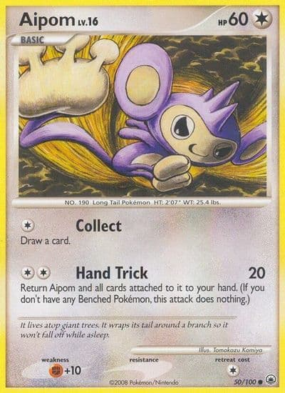Aipom (50) Majestic Dawn Pokemon card