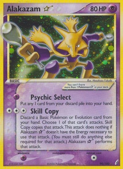 Alakazam Star Crystal Guardians Pokemon card