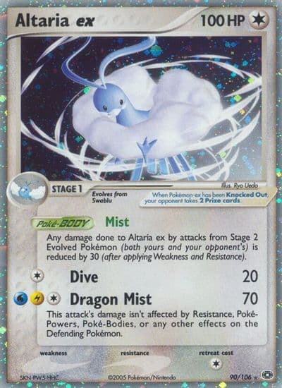 Altaria ex Emerald Pokemon card