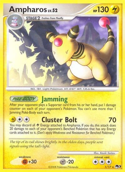 Ampharos POP Series 7 Pokemon card