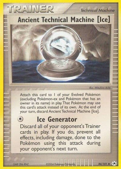 Ancient Technical Machine [Ice] Hidden Legends Pokemon card