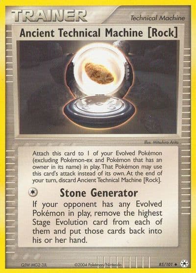 Ancient Technical Machine [Rock] Hidden Legends Pokemon card