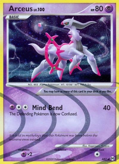 Arceus (AR7) Arceus Pokemon card