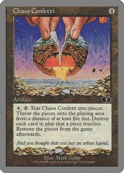 Chaos Confetti Unglued Magic card