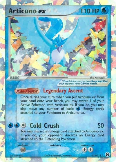 Articuno ex FireRed & LeafGreen Pokemon card