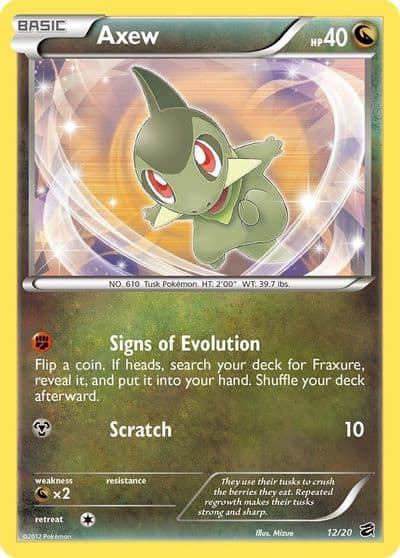 Axew (12) Dragon Vault Pokemon card