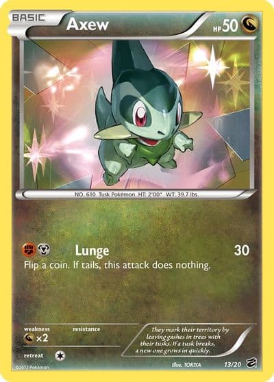Axew (13) Dragon Vault Pokemon card