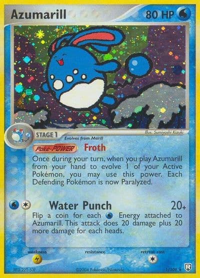 Azumarill Team Rocket Returns Pokemon card