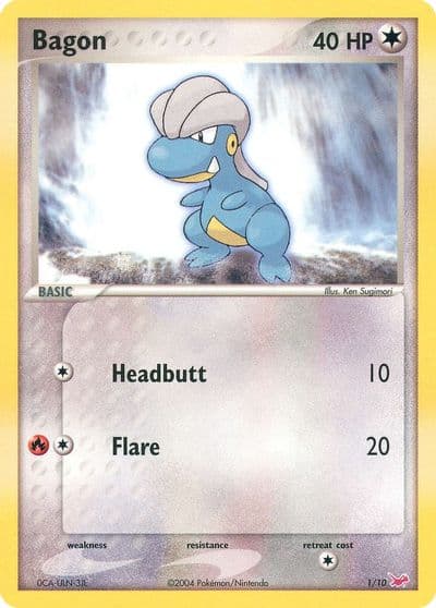 Bagon EX Trainer Kit 1: Latias & Latios Pokemon card