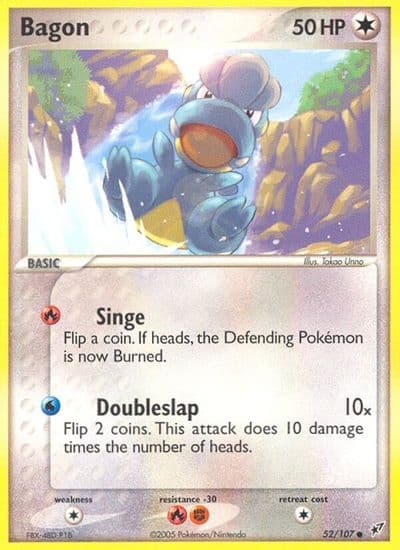 Bagon Deoxys Pokemon card