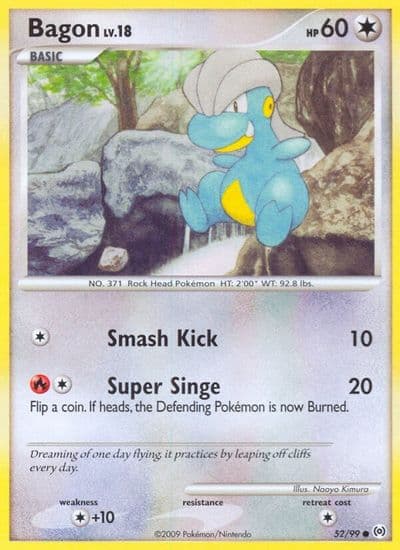 Bagon Arceus Pokemon card