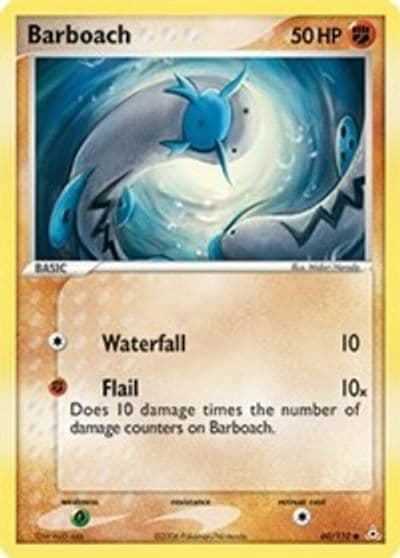 Barboach Holon Phantoms Pokemon card
